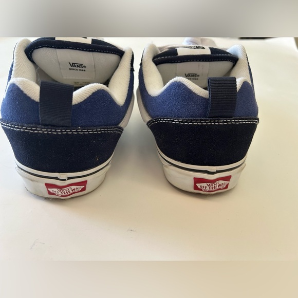 Men’s Knu Skool Vans Blue and White Sneakers - Picture 7 of 12